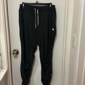 Vuori Pronto Performance Pants Charcoal Heather DreamKnit Joggers Loungewear-XL